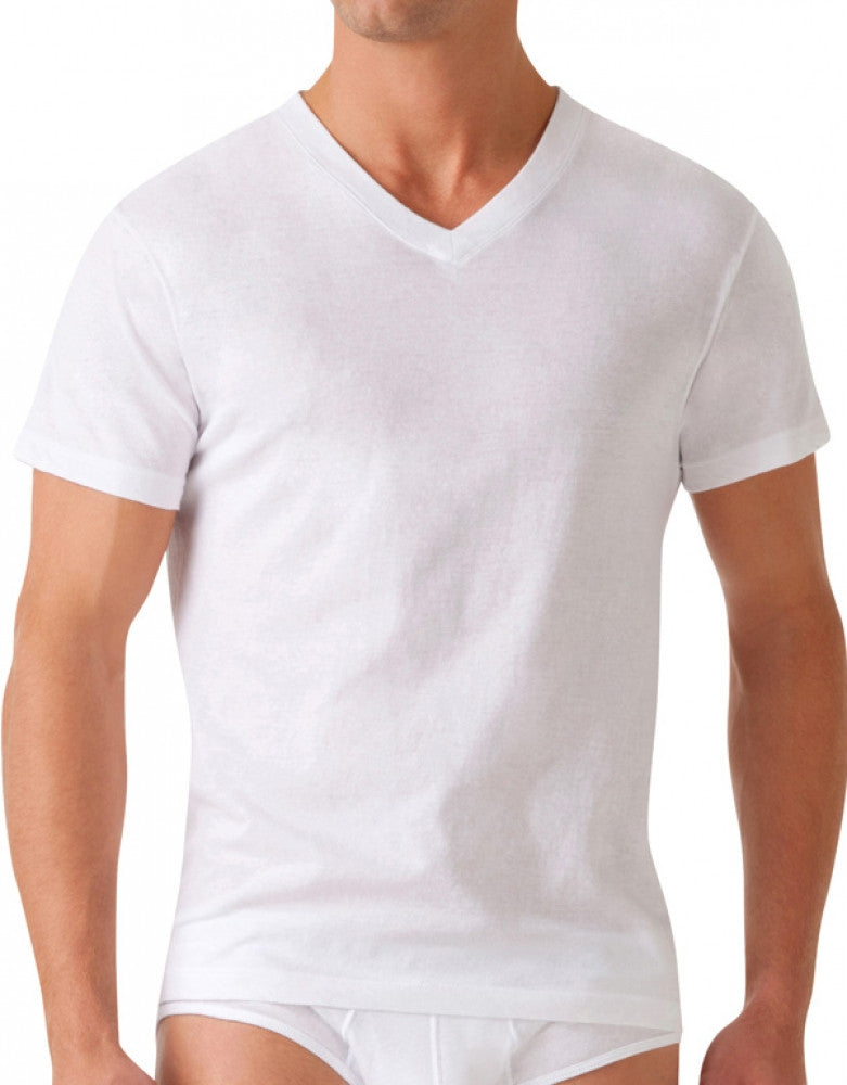White Front 2xist 2xist Men's 3-Pack Essential V-Neck T-Shirts 020331