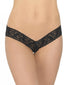 Black Front Hanky Panky After Midnight Crotchless Low Rise Thong
