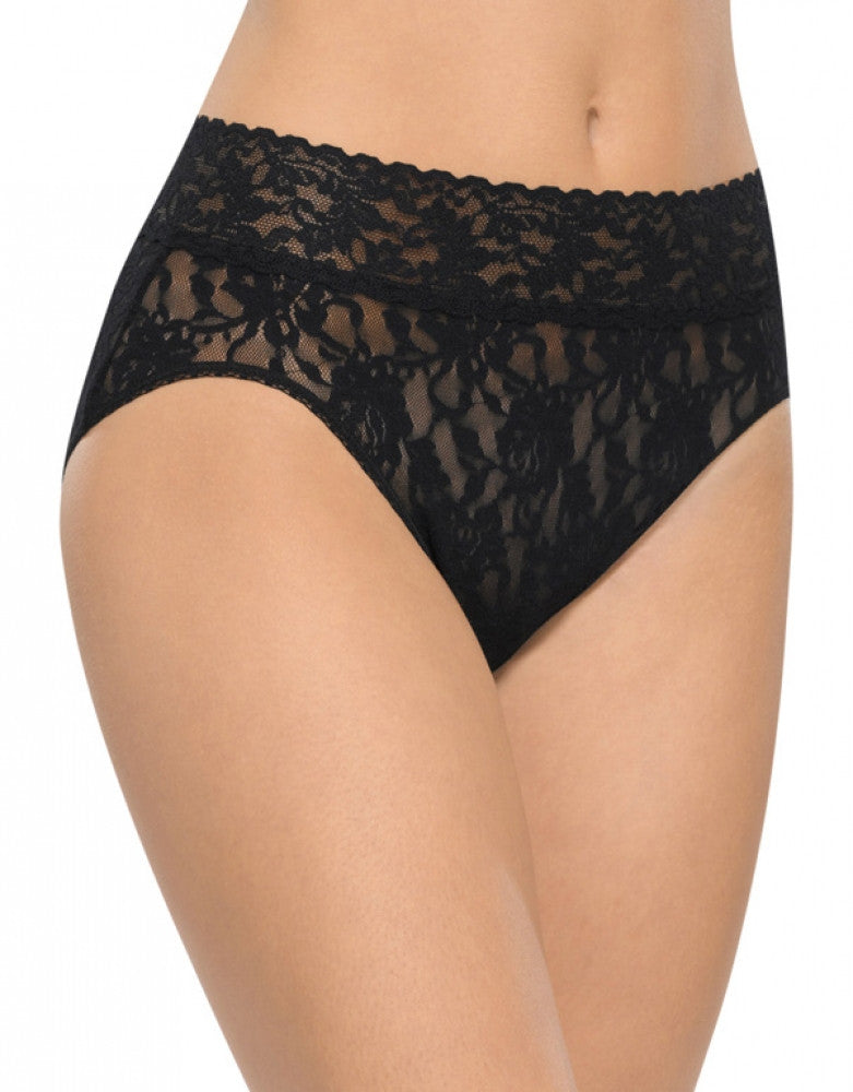 Black Front Hanky Panky Signature Lace French Brief
