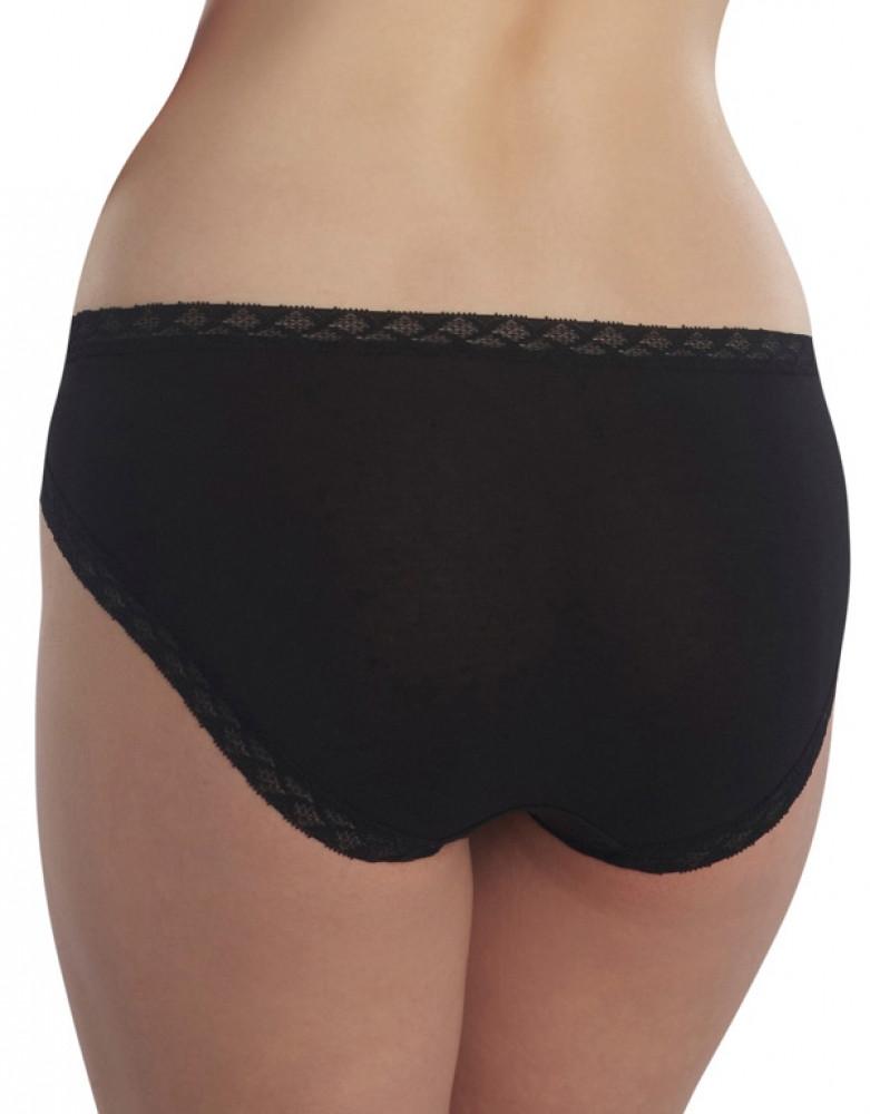 Bliss Lace-Trim Cotton French-Cut Brief Underwear 152058