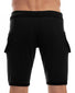 Black Back Go Softwear LA Wash Yoga Short Black 4754