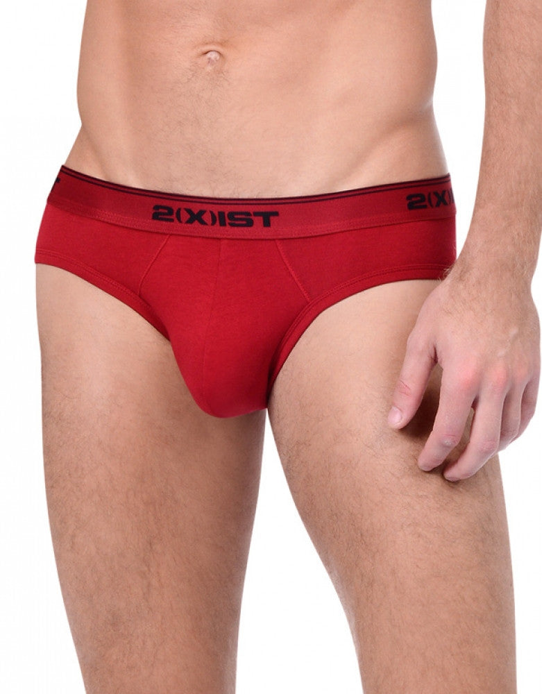Scotts Red/Black/Skydiver Front 2xist 3-Pack Stretch Core No-Show Briefs
