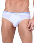 White Front 2xist 3-Pack Stretch Core No-Show Briefs