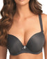 Charcoal Front Freya Deco Moulded Plunge Bra