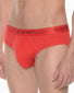 Black/Charcoal Heather/Poppy Red Side 2xist 3-Pack Essential No Show Briefs