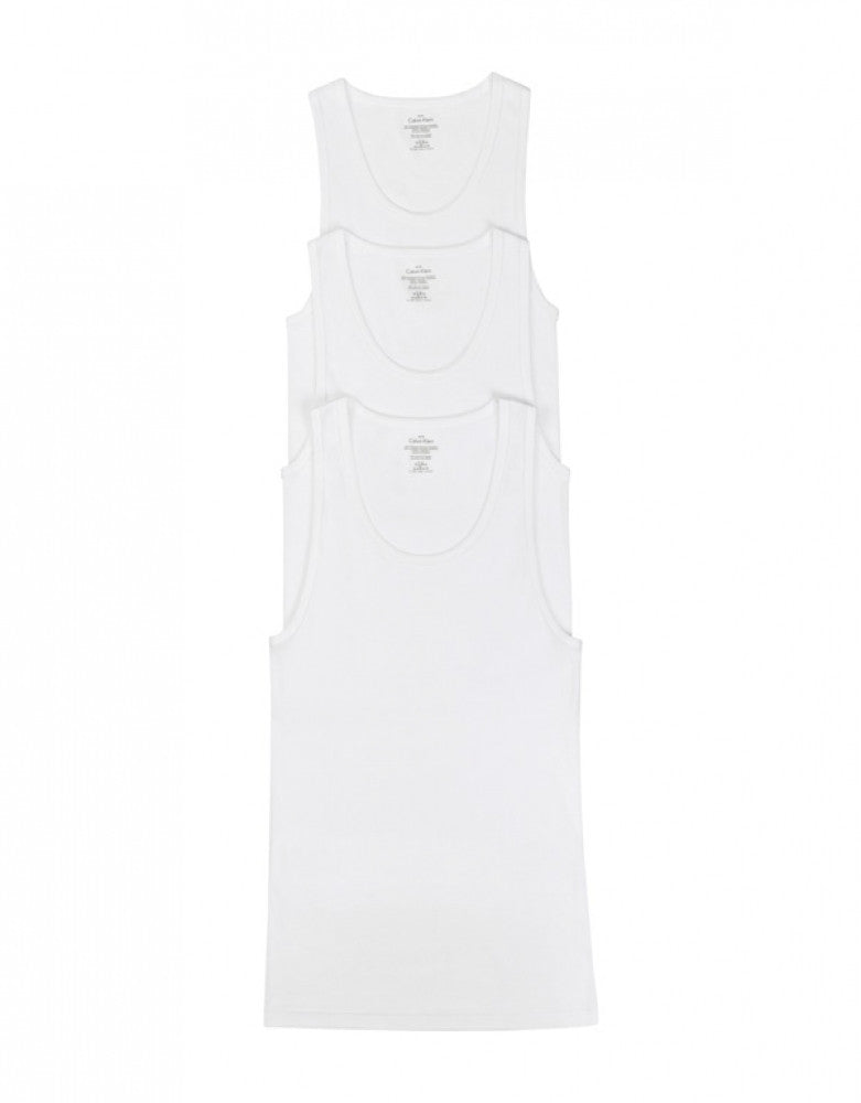 White Side Calvin Klein 3-Pack Cotton Classic Tank Top NM9070