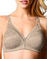 Soft Taupe Front Bali Double Support Spa Closure Wire Free Bra 3372