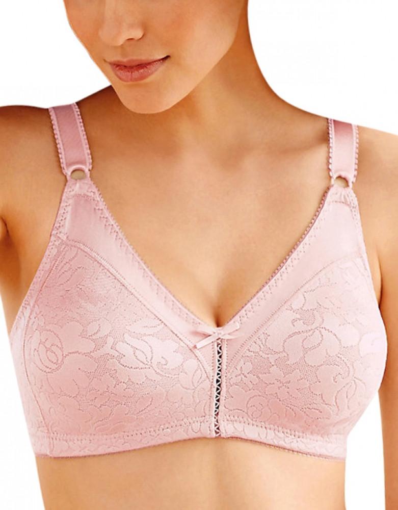 Pink Bliss Front Bali Double Support Spa Closure Wire-Free Bra