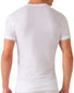 White Back 2xist Pima Slim Fit Deep V-Neck T-Shirt