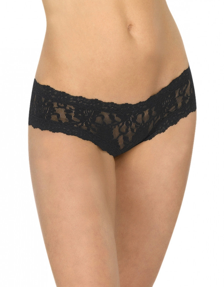 Black Front Hanky Panky After Midnight Crotchless Hipster