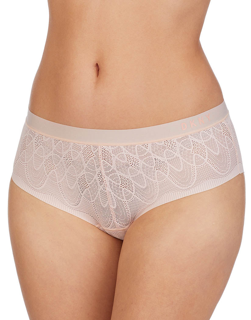 Blush Front DKNY Lace Comfort Hipster DK8083