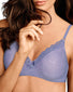 Plum Grey Lace Pink Front Maidenform Comfort Devotion Wirefree Lifting Demi Bra 09456