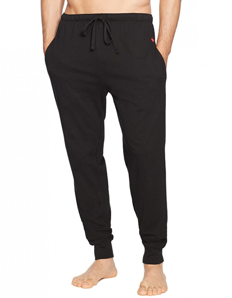 Polo Black Front Polo Ralph Lauren Jogger Cuff Sleep Knit Pant L204