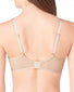 Ivory Tan Back Le Mystere Shine and Sheer Unlined Demi Bra 4458