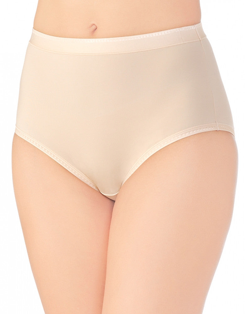 Damask Neutral Front Vanity Fair Comfort Where It Counts Brief Panty 13163