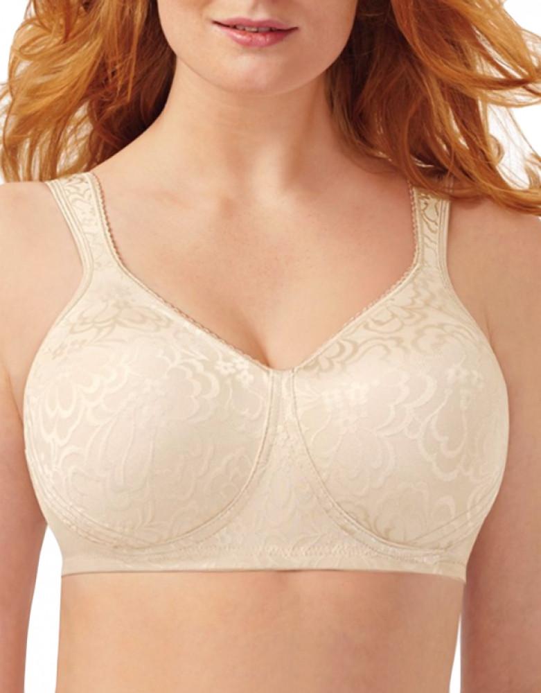 Playtex womens 18 Hour Ultimate Lift and Support Wire Free Bra, White/Nude,  42DD at  Women's Clothing store