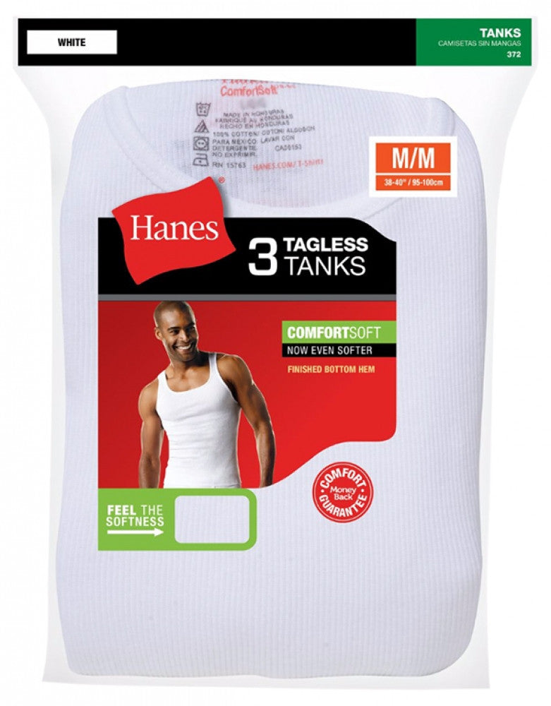 3 Pack X Mens Cotton Ribbed Singlet Chesty White Vest Underwear Top Tee