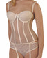 Ivory Front Carnival Full Coverage Sheer Torsolette Lace Cups 429