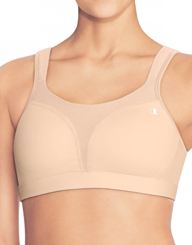 Nude Front Champion Womens Comfort Full-Support Sports Bra Nude 1602