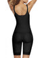 Black Back Trueshapers Firm Control Open Bust Bodysuit with Removable Pads
