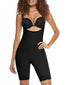 Black Front Trueshapers Firm Control Open Bust Bodysuit with Removable Pads