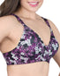 Cherry Blossom Front Leading Lady The Brigitte Full Coverage Wirefree Molded Padded Seamless Bra 5042