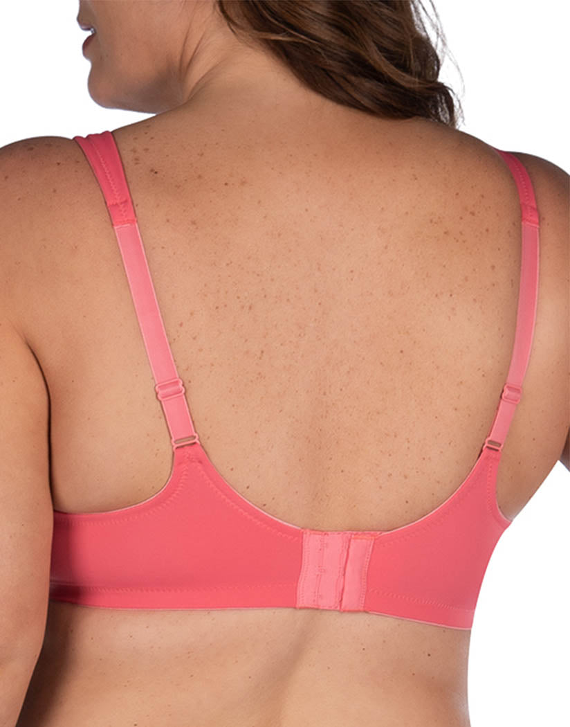 Syn Kissed Coral Back Leading Lady The Brigitte Full Coverage Wirefree Molded Padded Seamless Bra 5042