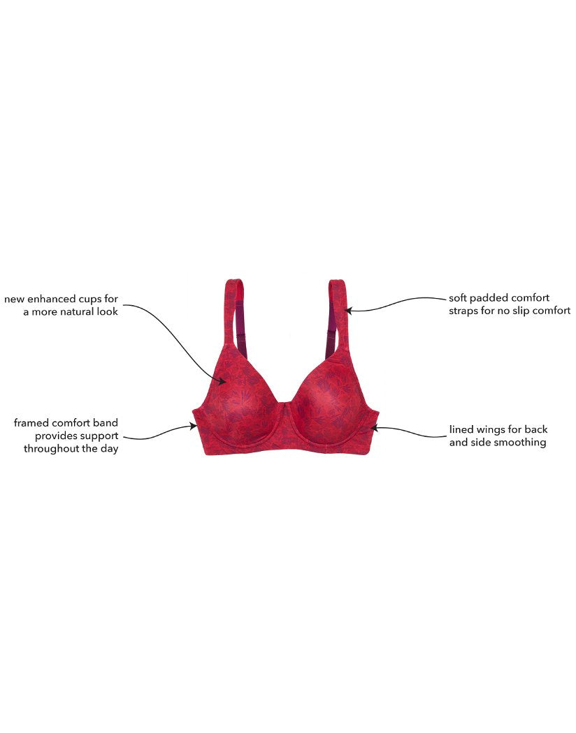 Leading Lady The Brigitte Full Coverage Wirefree Molded Padded Seamless Bra 5042