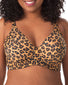 Core Leopard Front Leading Lady The Brigitte Full Coverage Wirefree Molded Padded Seamless Bra 5042