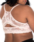 Pearl Pink Back Leading Lady Nola Lace Wirefree Front Closure Bralette 5071