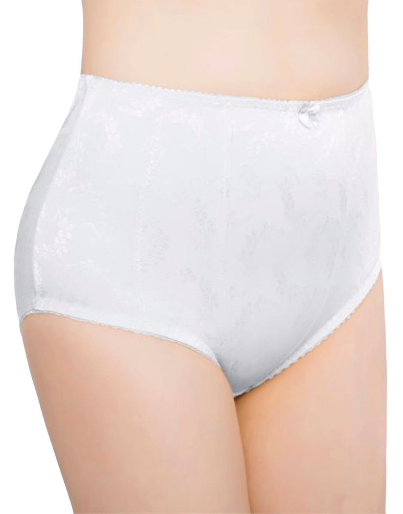 White Front Exquisite Form 2 Pack Medium Control Plus Size Shaping Briefs 51070557XA