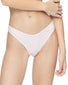 Barely Pink Front Calvin Klein Women Ribbed Thong QD3884