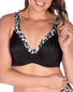 Grey Leopard Print Front Leading Lady Luxe Body Underwire T-Shirt Bra- NEW 5210