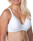 White Front Leading Lady Luxe Body Underwire T-Shirt Bra- NEW 5210