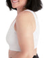 White Side Leading Lady The Olivia Wirefree Support Seamless Back Posture Bra 5504