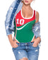 Red/Green Side Mapale Mexico World Cup Bodysuit 6353