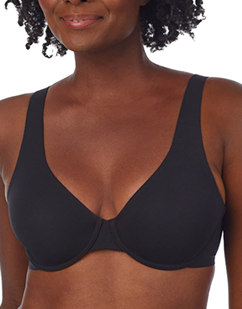 Black Front Le Mystere Smooth Shape Unlined Underwire Bra 9312