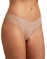 taupe front Hanky Panky Breathe "Eve" Natural Rise Thong 6J1661B