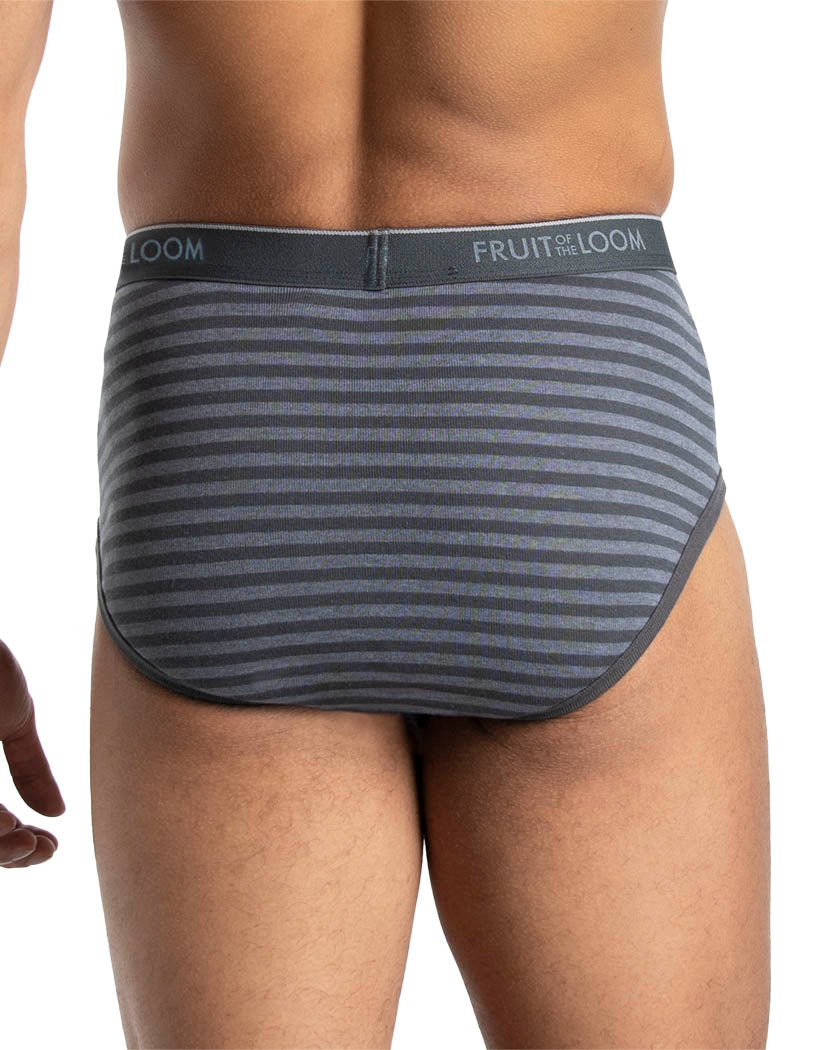 Assorted Back Fruit of the Loom 6-Pack Stripes/Solid Fashion Brief 6P4619