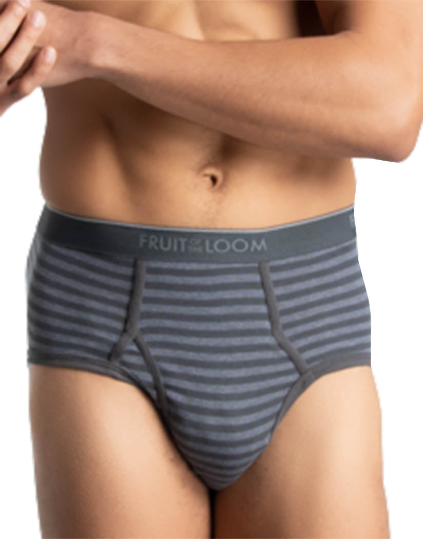 Assorted Front Fruit of the Loom 6-Pack Stripes/Solid Fashion Brief 6P4619