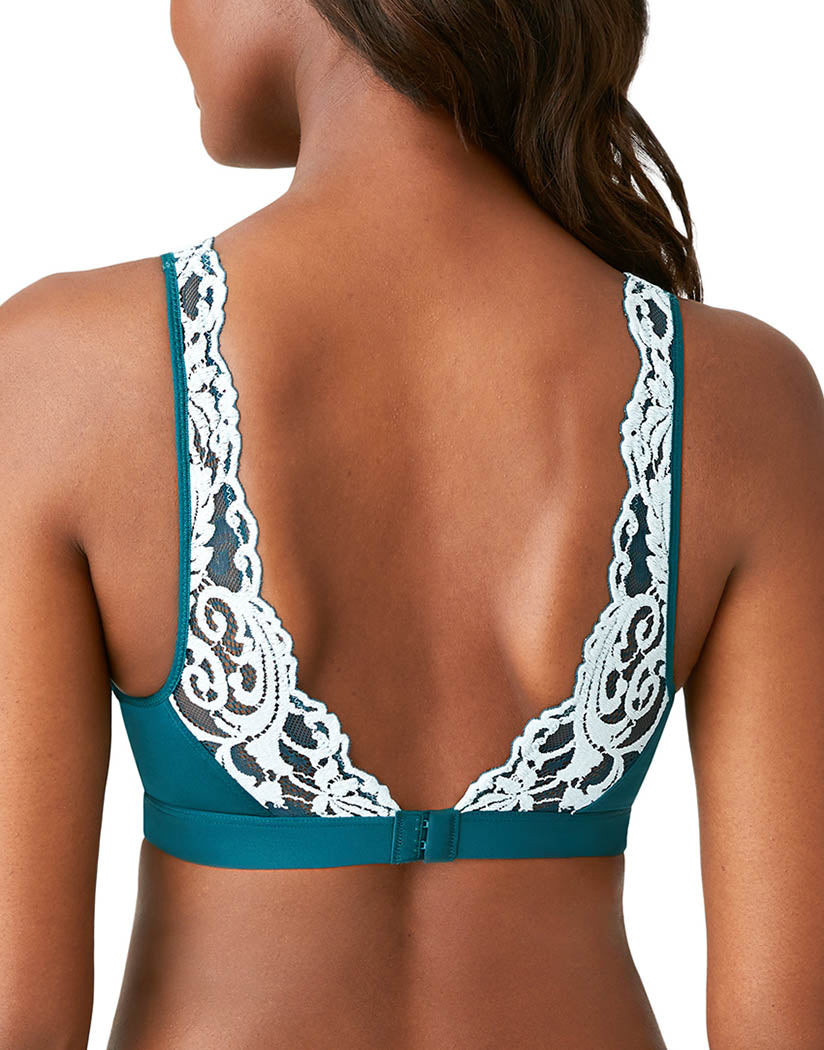 Deep Teal/Blue Glass Back Wacoal Instant Icon Bralette Deep Teal/Glass Blue 810322