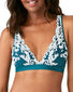 Deep Teal/Blue Glass Front Wacoal Instant Icon Bralette Deep Teal/Glass Blue 810322