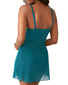 Deep Teal/Blue Glass Back Wacoal Instant Icon Chemise Deep Teal/Glass Blue 814322