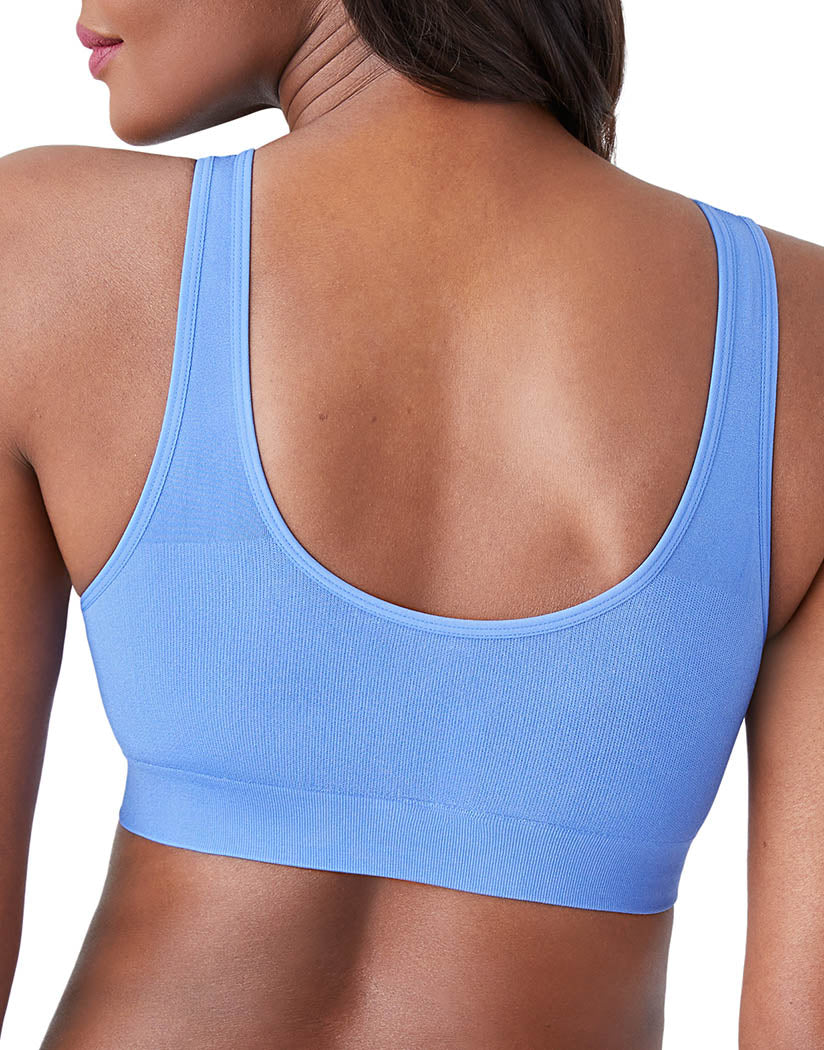Blue Yonder Back Wacoal B-Smooth Wirefree Bralette with Removable Pads Blue Yonder 835275