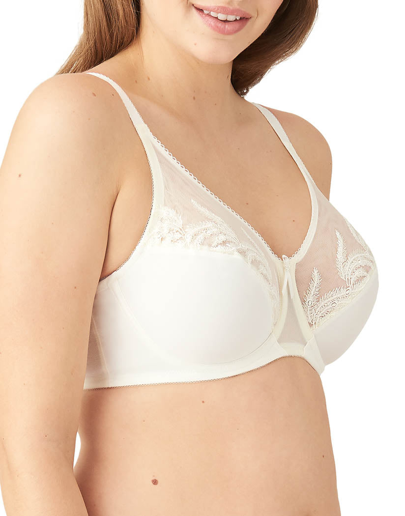 Ivory Side Wacoal Feather Embroidery Underwire 85121