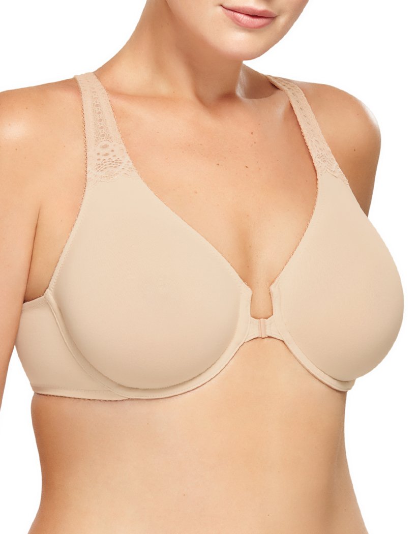 Sand Side Wacoal Soft Embrace Front Close Underwire Bra 851311
