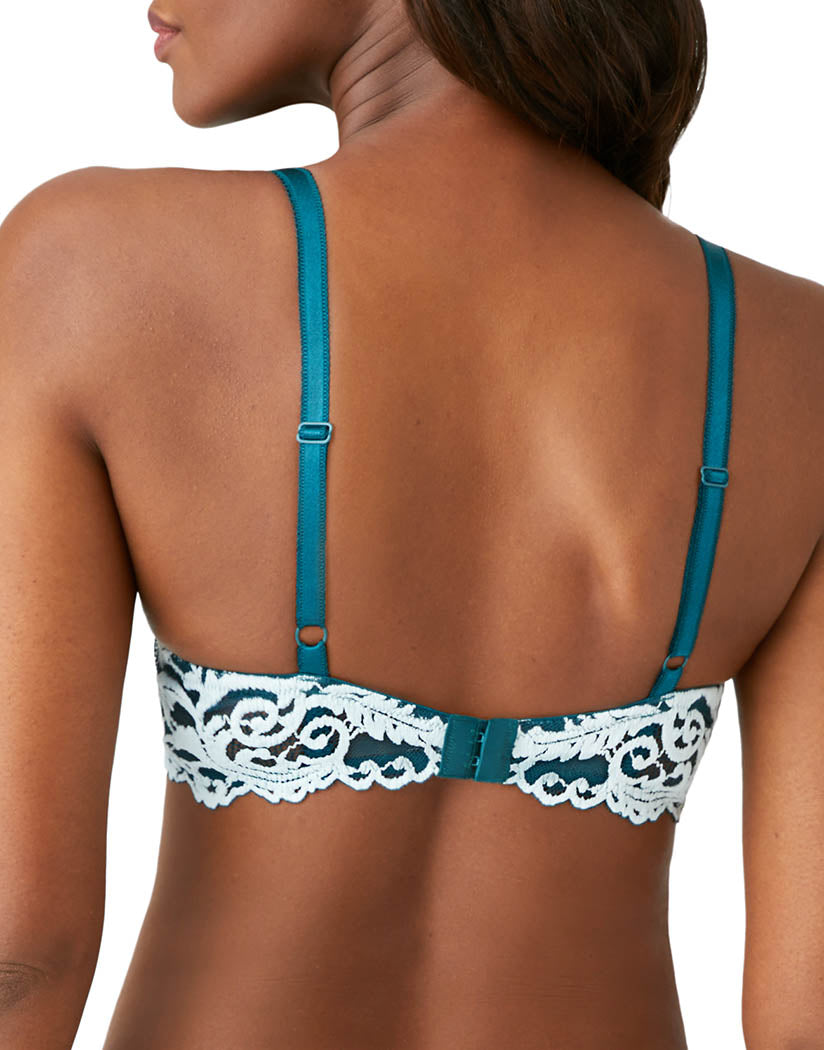 Deep Teal/Blue Glass Back Wacoal Instant Icon Underwire Bra Deep Teal/Blue Glass 851322