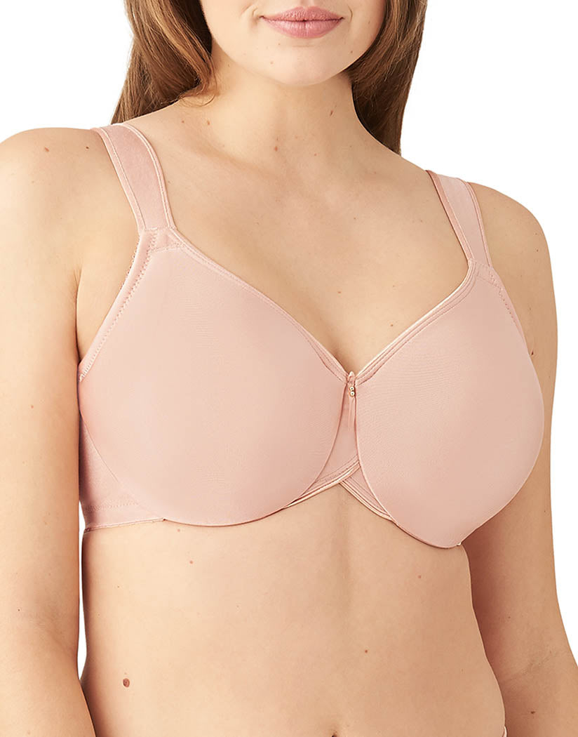 French Nude Front Wacoal Bodysuede Full Figure Seamless Bra