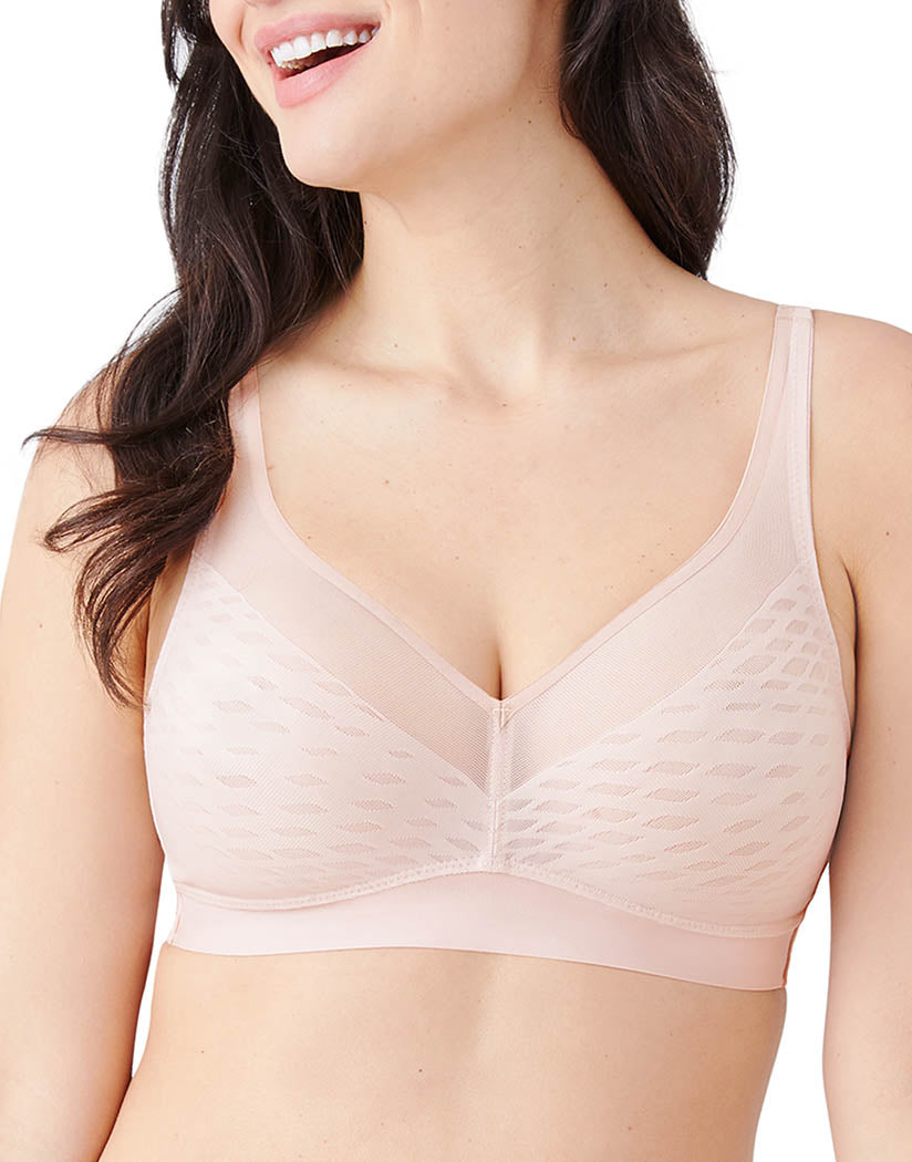 Rose Dust Front Wacoal Elevated Allure Wirefree Bra 852336