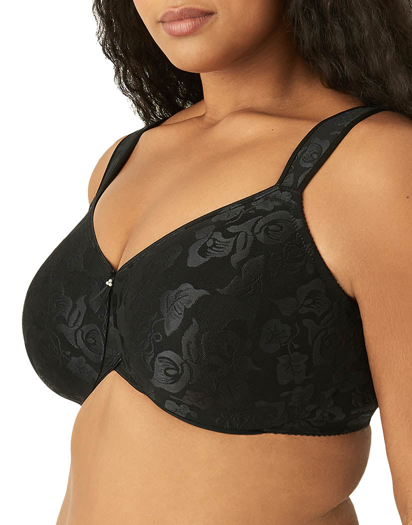 pictures Wacoal Basic Bra: WB9895 Black (BL) Seamless Breast With side  Frame fit Help Hug The Shape Bra In The Inner Bra.